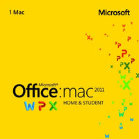 Microsoft Office for Mac Home & Student 2011 - 3 User