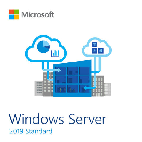 Microsoft Windows Server 2019 Standard 16 Core with 20 User CALs | techsupplyshop.com