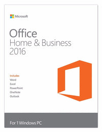 Microsoft Office Home and Business 2016 Physical -ANC