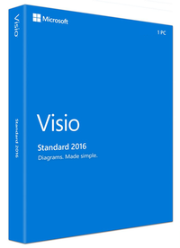 Microsoft Visio Standard 2016 Retail Box