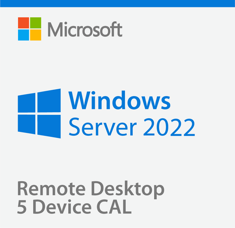 Microsoft Windows Server 2022 Remote Desktop 5 Device CALs CSP | techsupplyshop.com