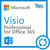(Renewal) Microsoft Visio Professional 365 - Open Academic Faculty | techsupplyshop.com.