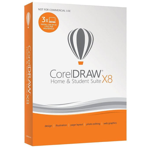 CorelDRAW Home and Student Suite X8 3 Users | COREL