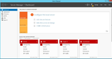 Server Manager Dashboard in Microsoft Windows Server Datacenter 2012 R2.