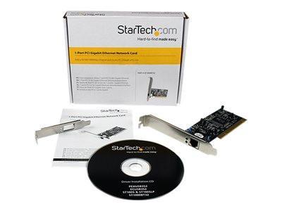 StarTech.com 1 Port PCI 10/100/1000 32 Bit Gigabit Ethernet Network Adapter Card - Network adapter - PCI - Gigabit Ethernet - TechSupplyShop.com
