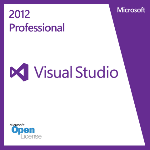 Microsoft Visual Studio 2012 Professional Edition W/MSDN- License | Microsoft