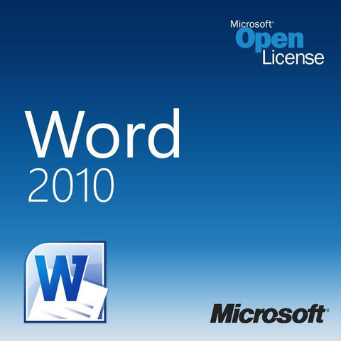 Microsoft Office Word 2010 Open License | Microsoft