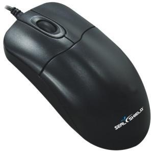 Seal Shield Mouse Abs 42 Corded Usb-long Black Antimicrobial - TechSupplyShop.com