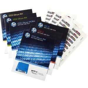 Hewlett Packard Enterprise Hp Lto-6 Ultrium Rw Bar Code Label Pack - TechSupplyShop.com