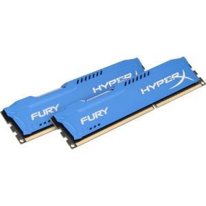 Kingston HyperX FURY Blue Series - DDR3 - 8 GB : 2 x 4 GB - DIMM 240-pin - 1600 MHz / PC3-12800 - CL10 - 1.5 V - unbuffered - non-ECC - TechSupplyShop.com