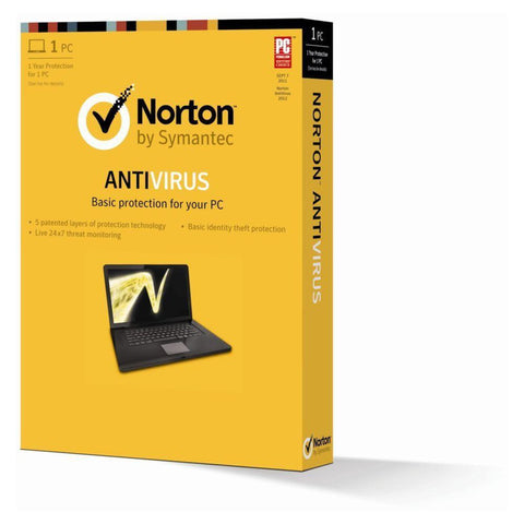 Norton AntiVirus - 1 PC 1 Year - License - TechSupplyShop.com
