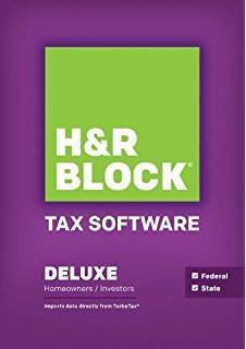 H&R Block Tax Software Deluxe + State 2016 Win