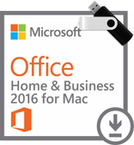 Microsoft Office for Mac Home and Business 2016 with USB Installation Media