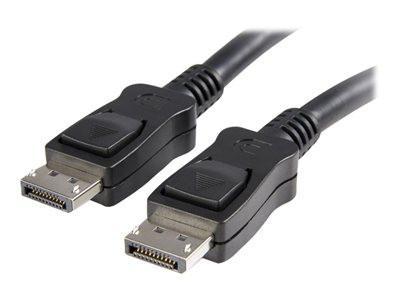 StarTech.com 35 ft DisplayPort Cable with Latches - M/M - DisplayPort cable - DisplayPort (M) - DisplayPort (M) - 35 ft - latched - black - for P/N: SV231DPDDUA - TechSupplyShop.com