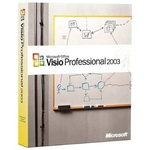 Microsoft Visio 2003 Professional DVD Upgrade Box - TechSupplyShop.com