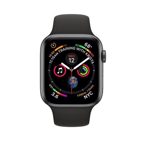 Apple 44mm Aluminum Series-4 GPS + Cellular Watch - Space Gray