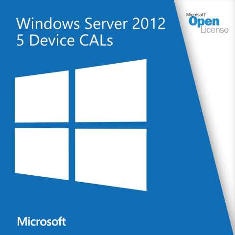 Microsoft Windows Server 2012 License 5 Device CALs | Microsoft