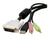 StarTech.com 4-in-1 USB Dual Link DVI-D KVM Switch Cable with Audio and Microphone - Keyboard / video / mouse / audio cable - 4 pin USB Type A, mini-phone stereo 3.5 mm , DVI-D (M) - mini-phone stereo 3.5 mm , 4 pin USB Type B, DVI-D (M) - 15 ft - black - - TechSupplyShop.com