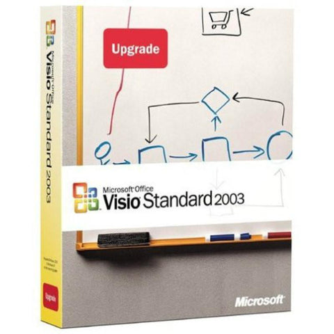 Microsoft Visio 2003 Standard DVD Upgrade Box - TechSupplyShop.com