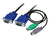 StarTech.com 3-in-1 Ultra Thin PS/2 KVM Cable - Keyboard / video / mouse (KVM) cable - 6 pin PS/2, HD-15 (M) - HD-15 (M) - 6 ft - molded - for P/N: RKCONS1716GB, SV841HDIEEU, USB-PS2, SV831DUSBAU, SV565UTPEU, CBCON1716IGB, SV831DUSBA, RACKCONS1716 - TechSupplyShop.com