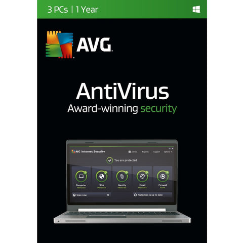 AVG Antivirus 2016 - 3 PC/1 Year | AVG