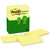 3M Post-it 12-Pads/Pack Greener Notes 3"x5" - Canary Yellow