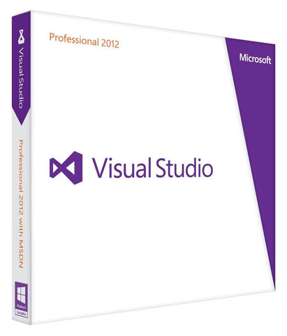 Microsoft Visual Studio Professional 2012 - License - TechSupplyShop.com