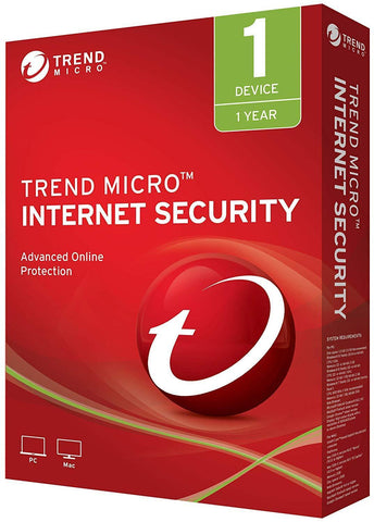 Trend Micro Internet Security 2019 - 1 Device (Tier 5-25 seats) | TechSupplyShop.com