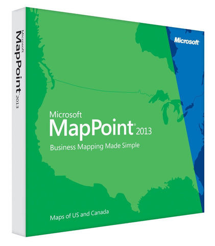 Microsoft MapPoint 2013 PC License - TechSupplyShop.com