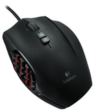 Logitech G600 MMO Gaming Mouse (Black)