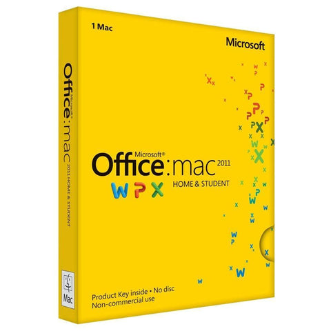 Microsoft Office for Mac Home and Student 2011 Product Keycard License - TechSupplyShop.com - 1