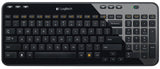 Logitech K360 Wireless USB Keyboard, Desktop Keyboard (Glossy Black)