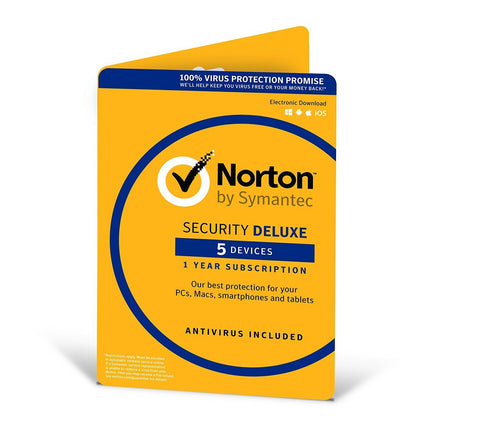 Symantec Norton Security Deluxe 5 Device/1Year | Norton