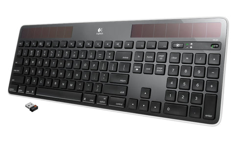 Logitech Wireless Solar Desktop Keyboard K750 for Mac (Black) | Logitech