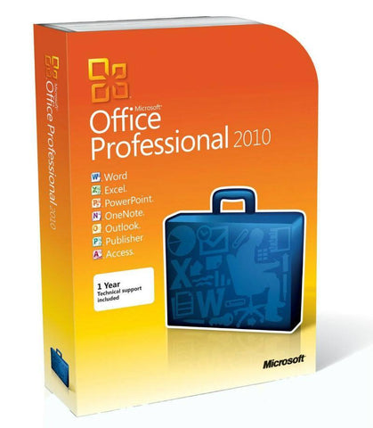 Microsoft Office 2010 Professional Retail - License - TechSupplyShop.com