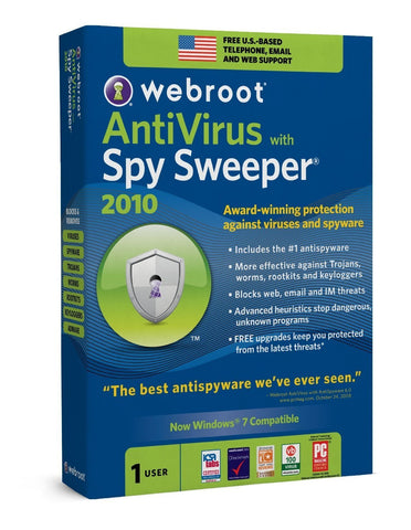 Webroot Antivirus W Spy Sweeper 2010 | Webroot