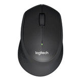 Logitech M330 Silent Plus Wireless Large Mouse (Black) | Logitech