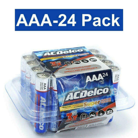 ACDelco AAA Batteries, Alkaline Battery, 24 Count | Ac Delco