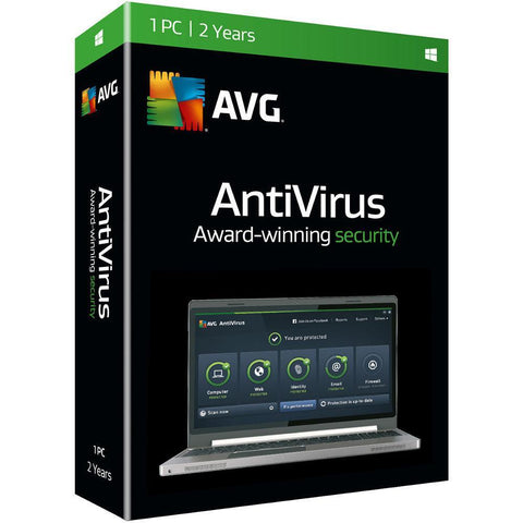 AVG Antivirus 2016 - 1 User 2 Years Download - TechSupplyShop.com