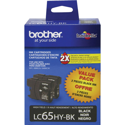 Brother LC 65HY-BK (2X)