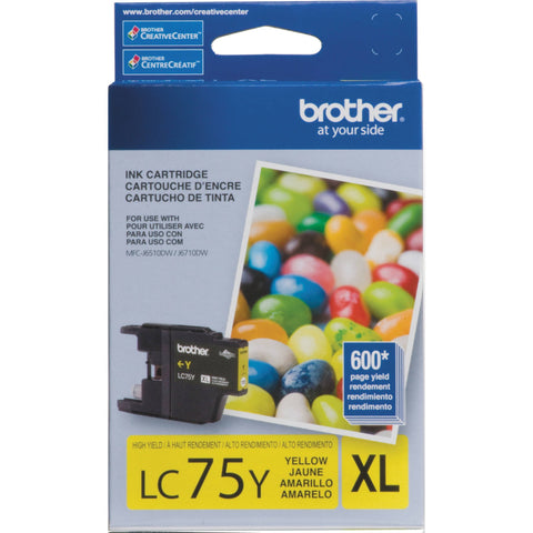 Brother LC75Y xl Yellow