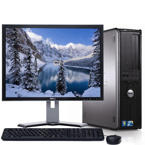 Dell Optiplex Desktop Windows 10 Intel Core 2 Duo 4GB DVD WiFi 17" LCD - TechSupplyShop.com - 1