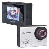 Gotop Silver Edition Full HD 1080p Sports Action Waterproof Mountable Camera w/1.5" LCD, mini-HDMI & microSD Slot | TSS