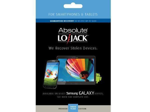 Absolute Software Lojack For Mobile Premium 3 Yr Esd - TechSupplyShop.com