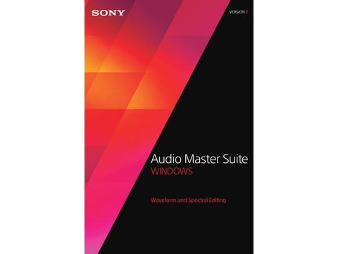 Sony Creative Software Inc Audio Master Suite 2 Esd - TechSupplyShop.com