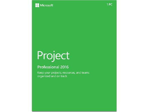 Microsoft Microsoft Project Pro 2016 Esd - TechSupplyShop.com