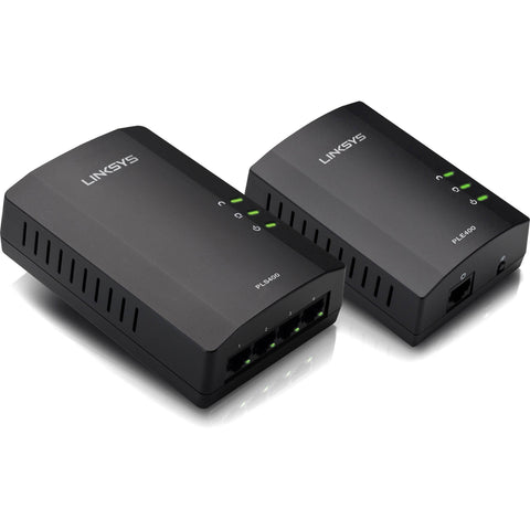 Linksys Powerline 4-port Kit (1-port Fast Ethernet) | Linksys