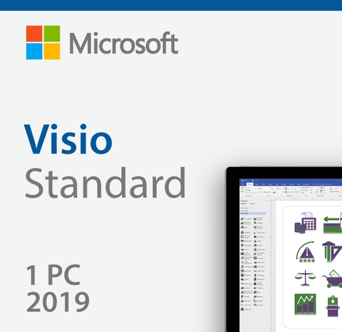 Microsoft Visio Standard 2019 - Box Pack | Microsoft