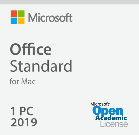 Microsoft Office 2019 For Mac Standard - Open Academic | Microsoft