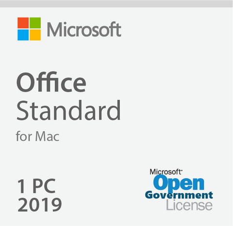 Microsoft Office 2019 For Mac Standard - Open Government | Microsoft